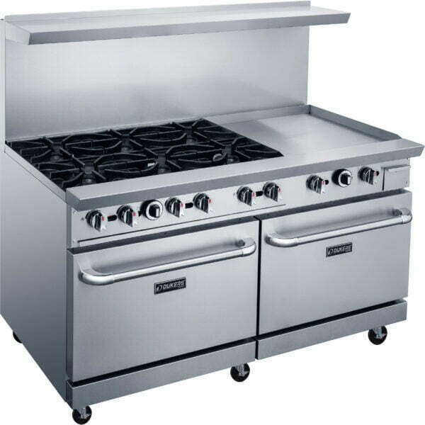 6 Open Burners 24″ Griddle - Range 6B+24"