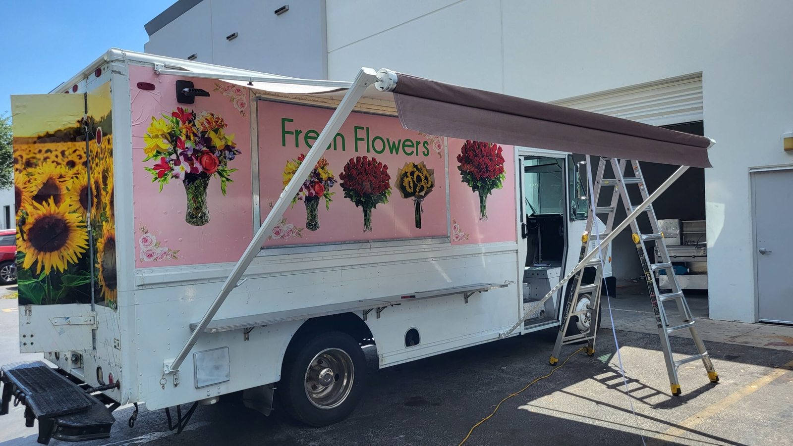 Fresh Flowers Truck