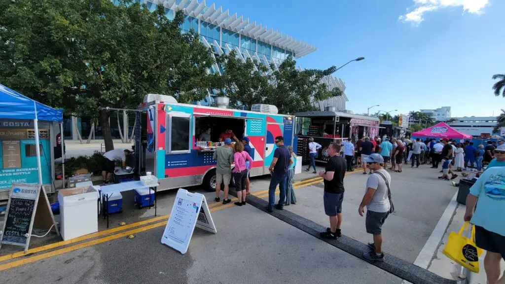 food truck at an event