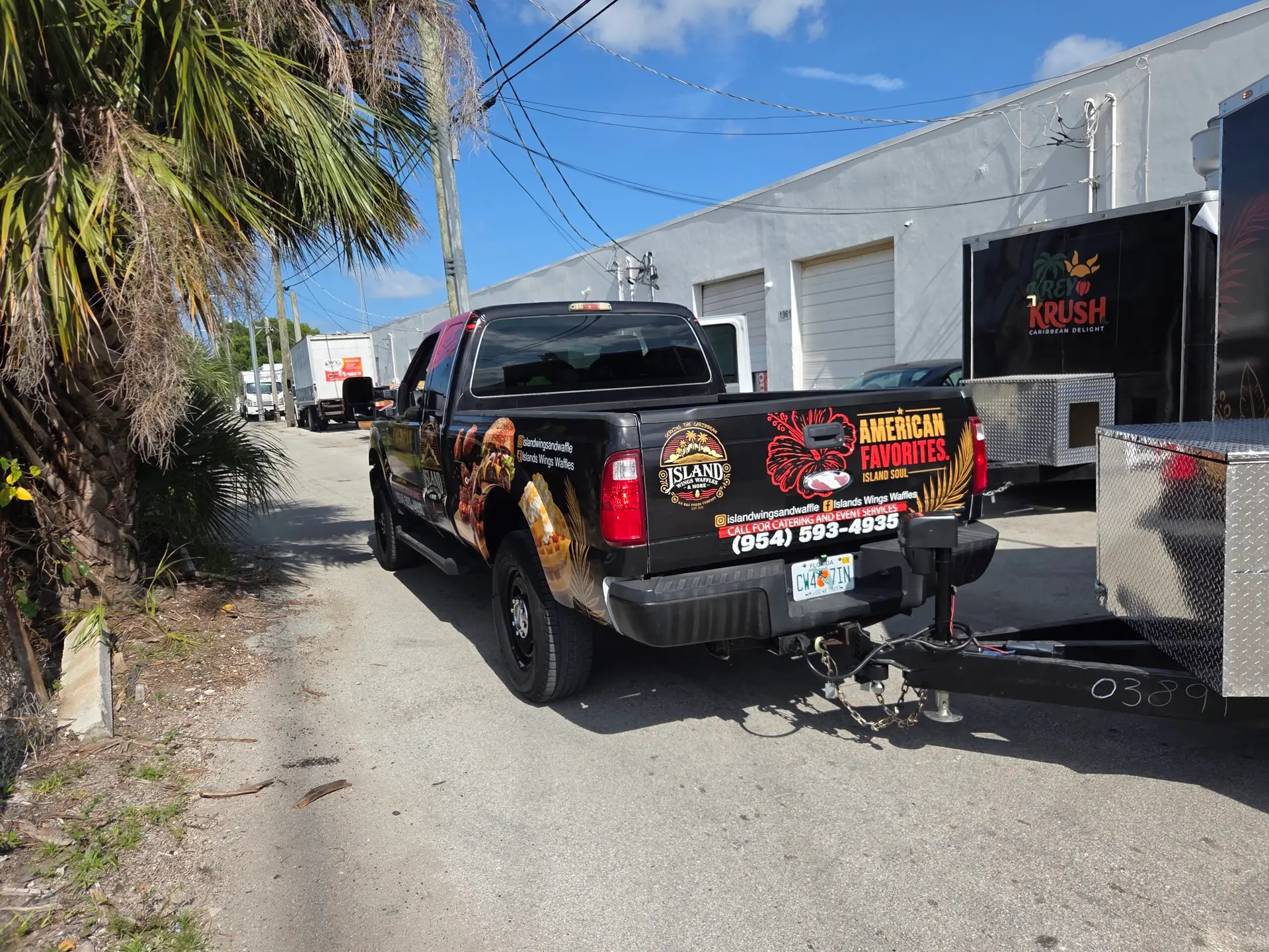 Island Wings And Waffles Custom Food Truck And Trailer Manufacturer