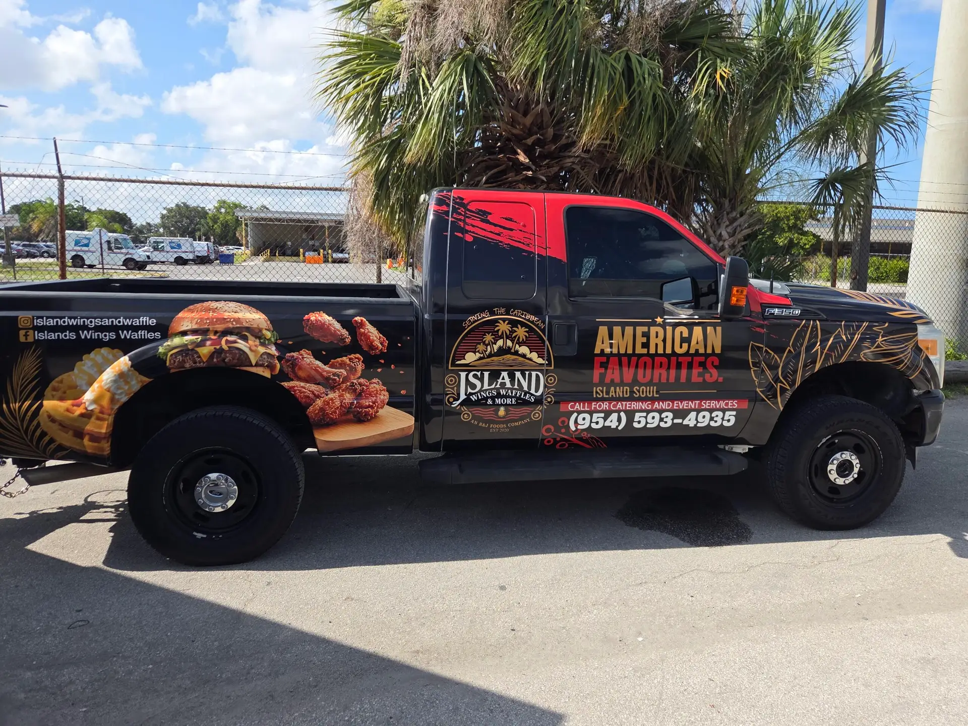 Island Wings And Waffles Custom Food Truck And Trailer Manufacturer