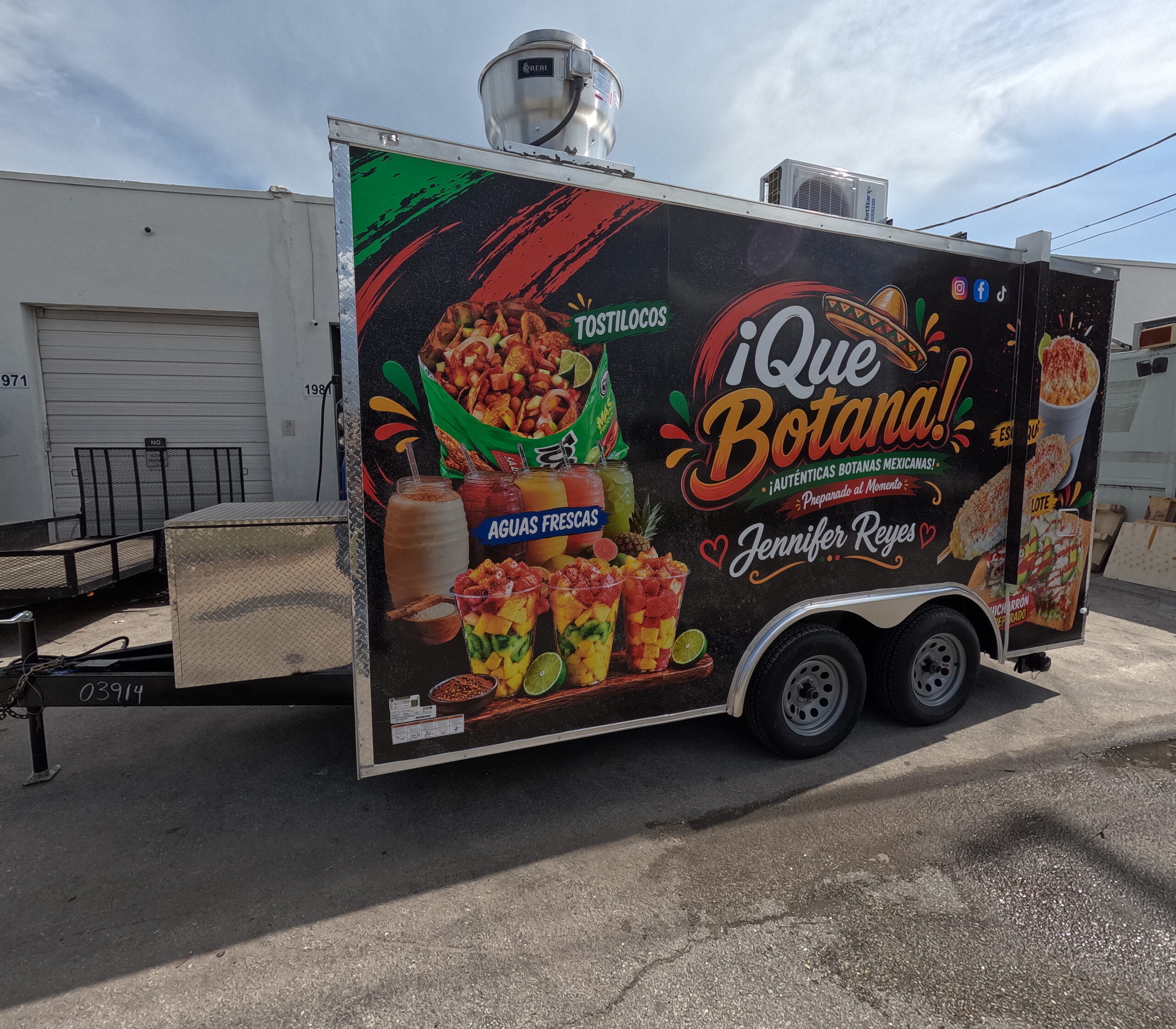 Que Botana | Custom 14Ft Mexican Food Trailer Custom Food Truck And Trailer Manufacturer