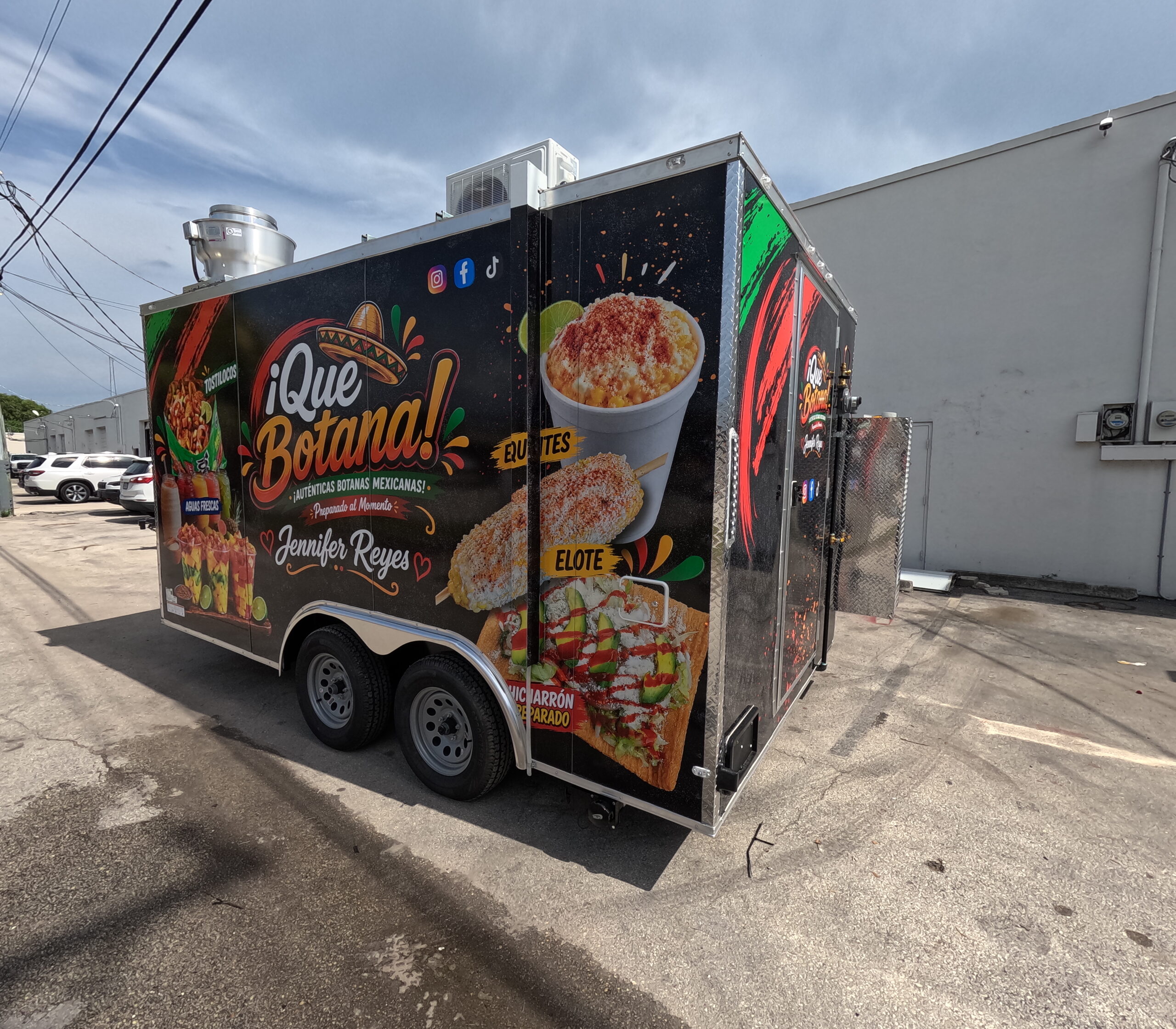 Que Botana | Custom 14Ft Mexican Food Trailer Custom Food Truck And Trailer Manufacturer